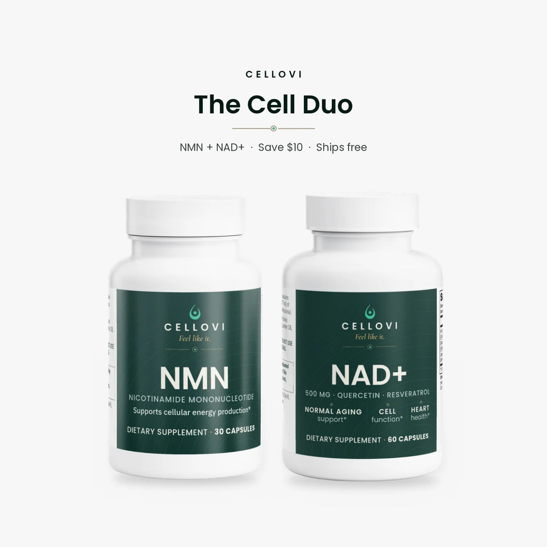 Cellovi The Cell Duo: NMN + NAD+