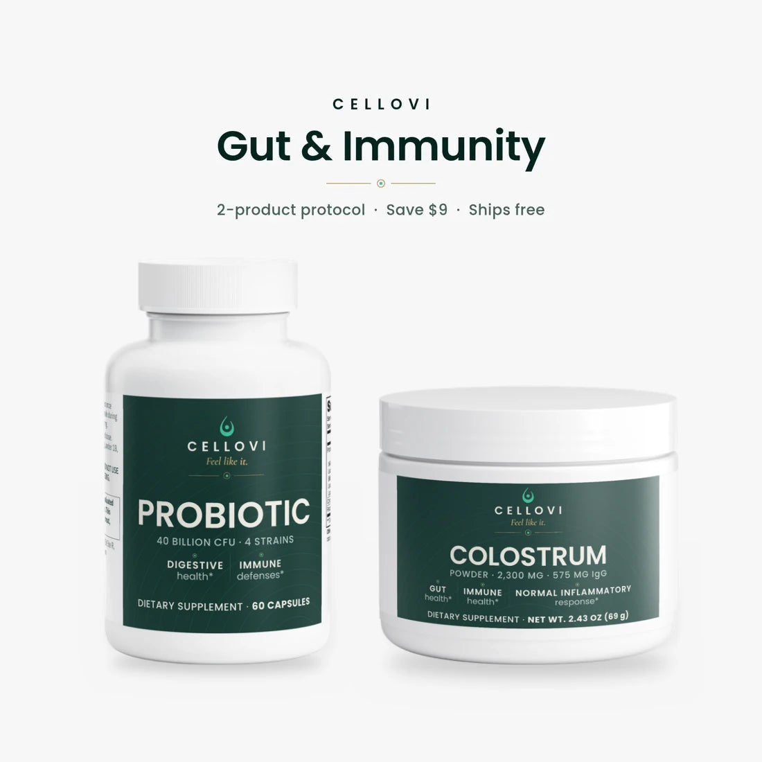 Cellovi Gut & Immunity Protocol